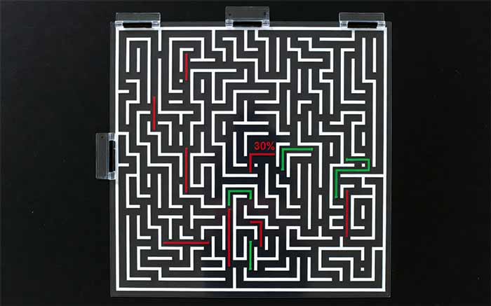 ماز پیچیده کاغذی 