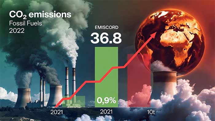 آمار کلیدی ۱: انتشار جهانی CO2 رکورد زد (۳۶.۸ گیگاتن)