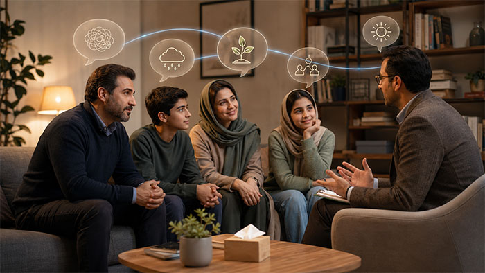 10 تکنیک خانواده درمانی شناختی رفتاری+ بهترین PDF رایگان