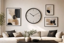 5 بهترین رنگ ساعت دیواری+ ست ساعت دیواری و تابلو
