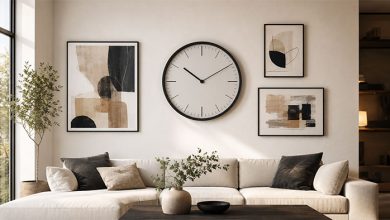 5 بهترین رنگ ساعت دیواری+ ست ساعت دیواری و تابلو